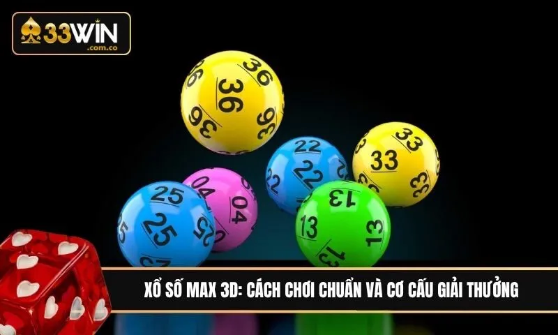 Xổ số Max 3D là gì? Cách chơi cụ thể và cơ cấu giải thưởng chi tiết