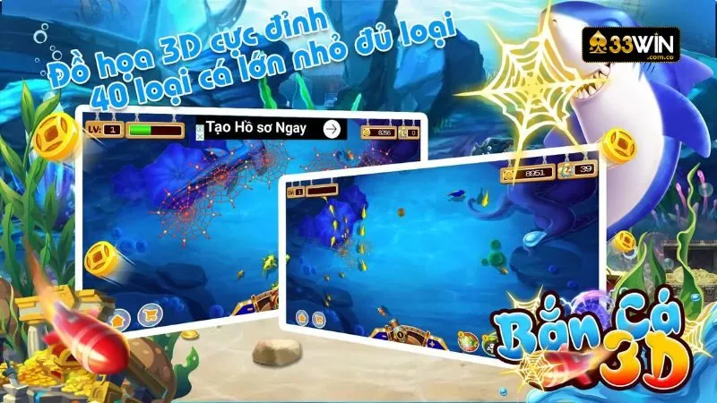 Bắn cá 3D đang là tựa game hot hiện nay Bắn cá 3D đang là tựa game hot hiện nay