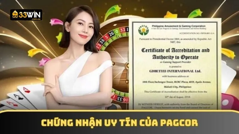 Các loại giấy phép tại 33WIN